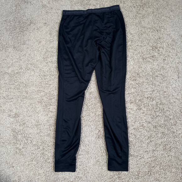 Mens Patagonia Capilene Midweight Baselayer Bottoms Pants Black Medium Polartec - Picture 8 of 9